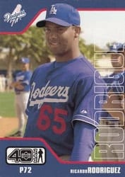 2002 Upper Deck 40-Man Base Set Ricardo Rodriguez #702 card