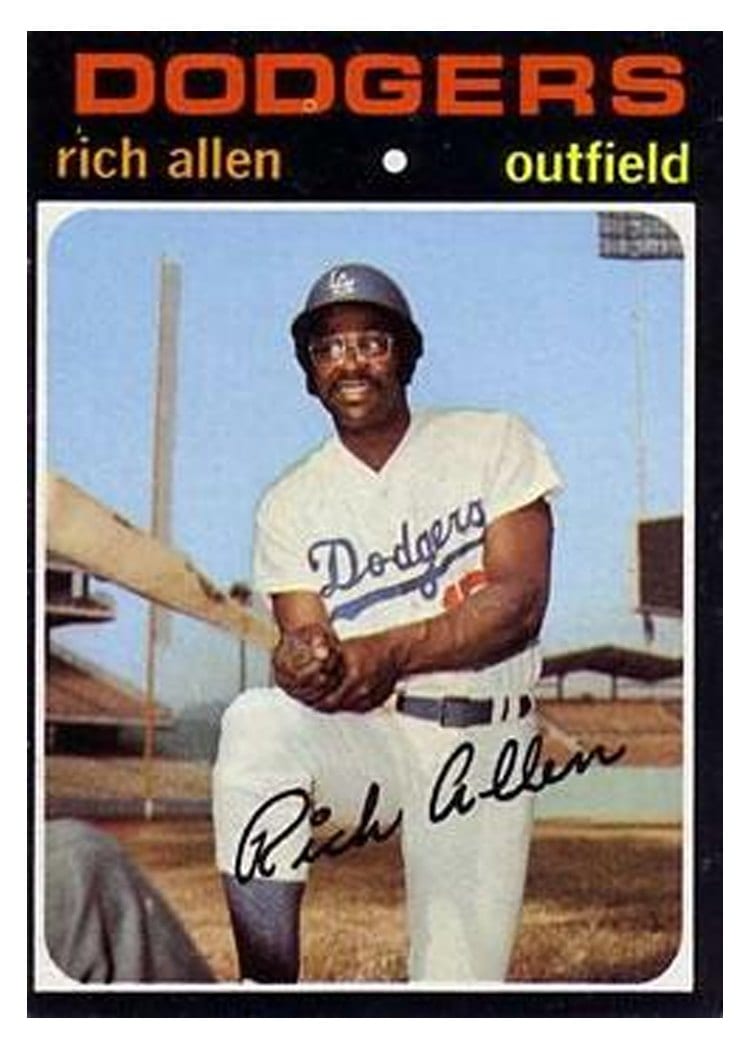 1971 Topps Rich Allen #650 card