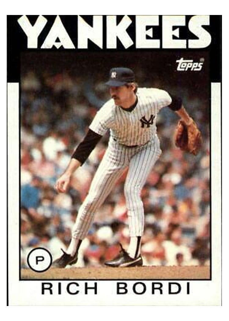 1986 Topps Rich Bordi #94 card