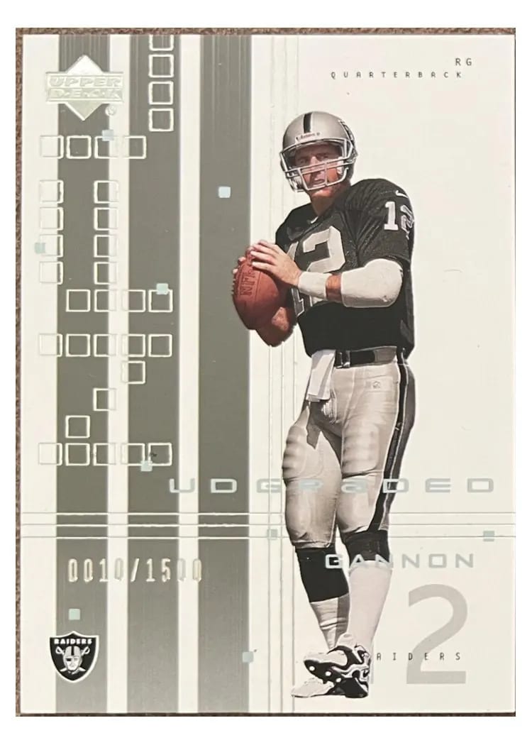 2000 Upper Deck Graded Rich Gannon #61 card