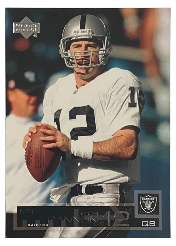 2002 Upper Deck Rich Gannon #121 card