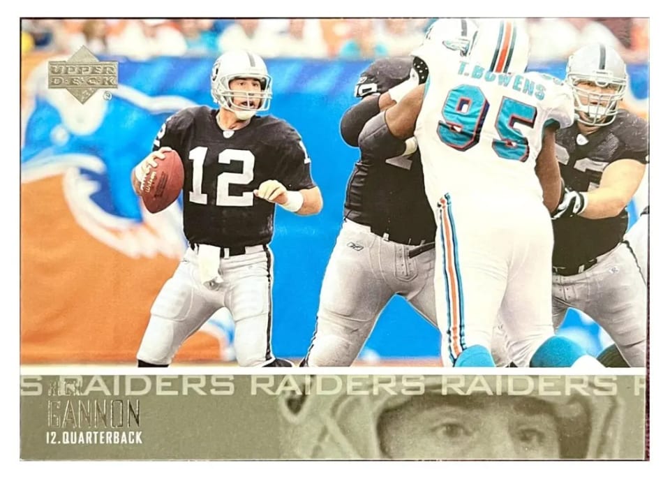 2003 Upper Deck Rich Gannon #9 card