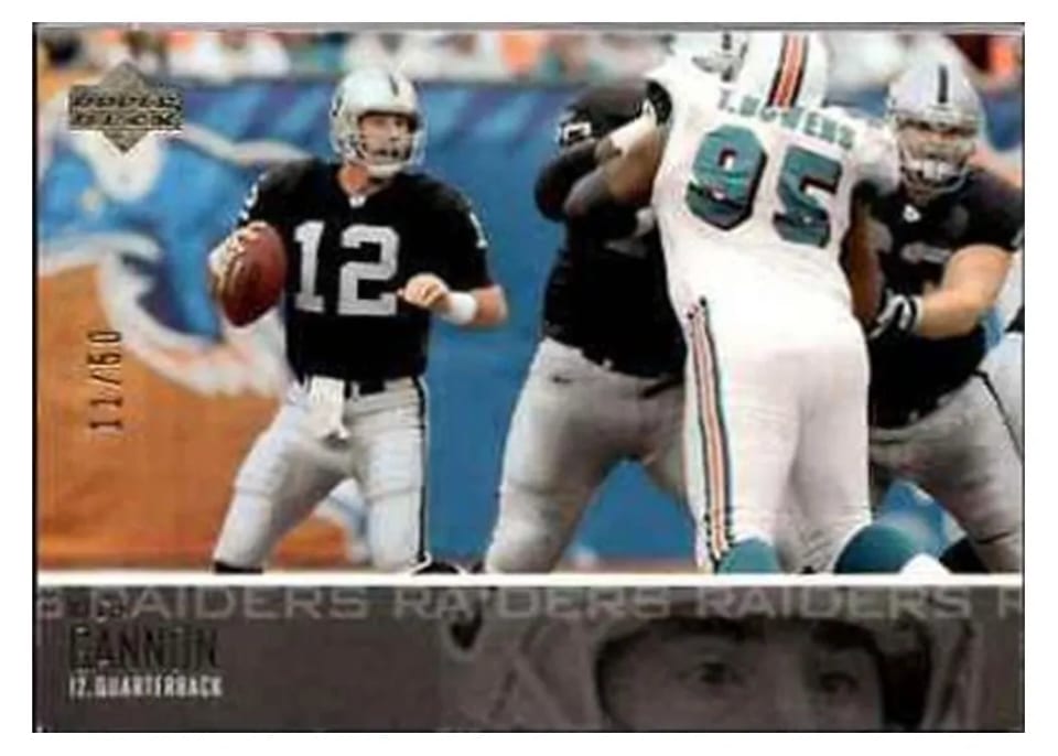 2003 Upper Deck Rich Gannon #9 card