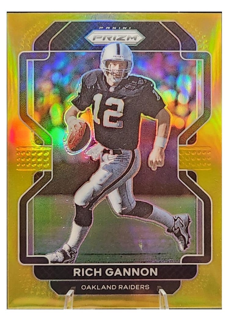 2021 Panini Prizm Base Set Rich Gannon Gold Prizm #184