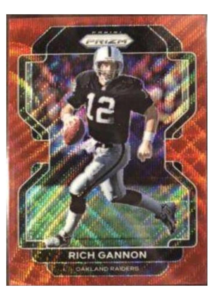 2021 Panini Prizm Base Set Rich Gannon #184 card