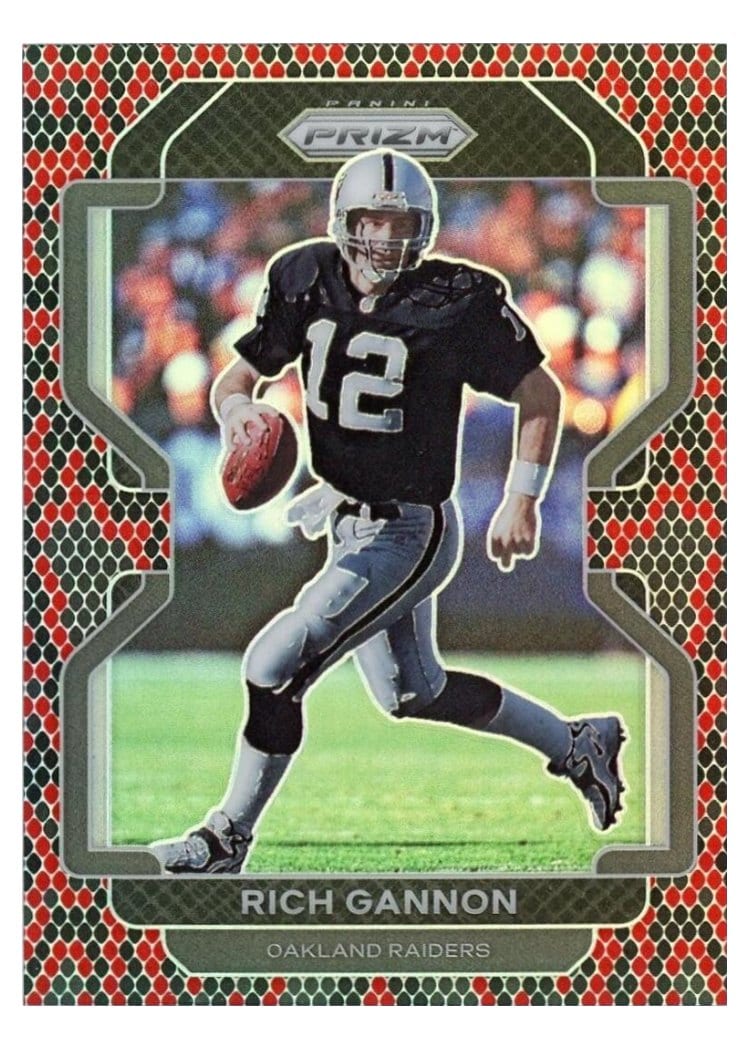 2021 Panini Prizm Base Set Rich Gannon #184 card