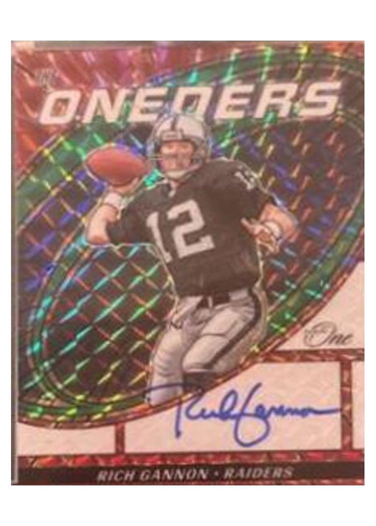 2023 Panini One The Oneders Autographs Rich Gannon #356 card