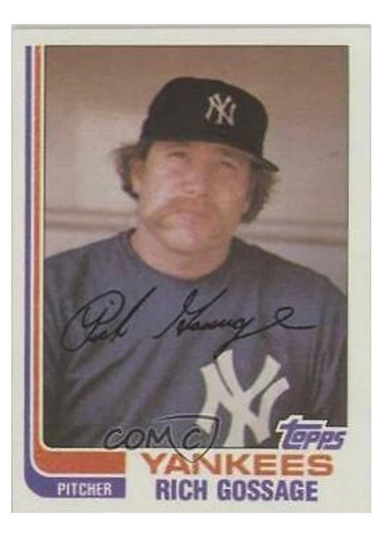1982 Topps Rich Gossage #770 card