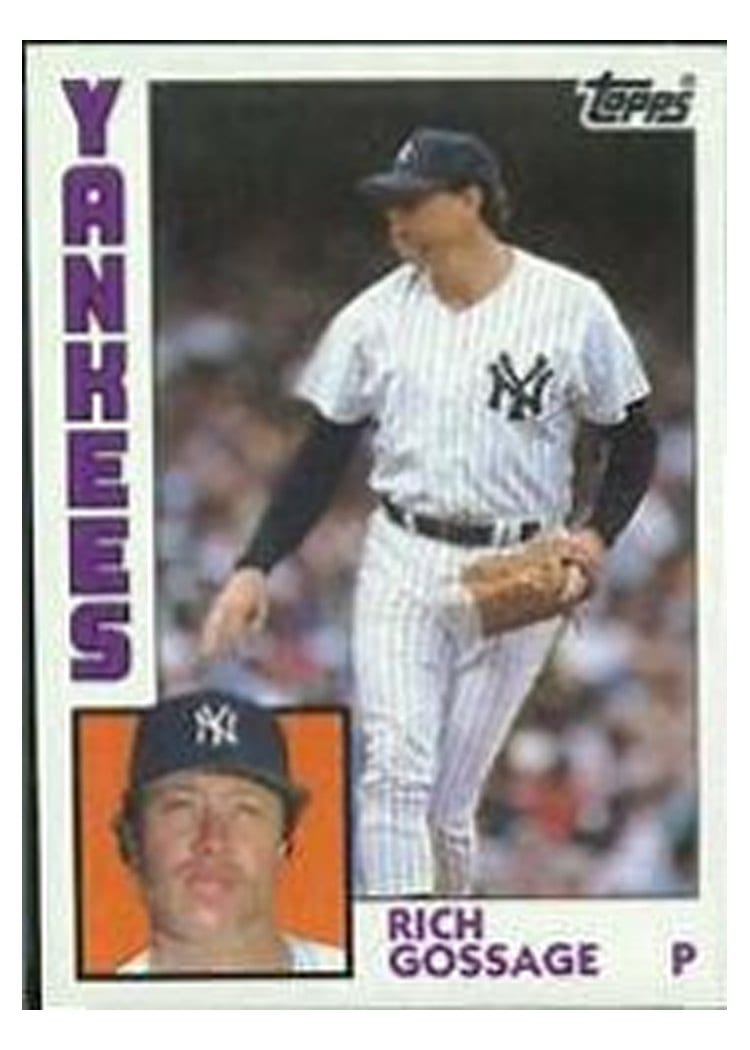 1984 Topps Rich Gossage #670 card