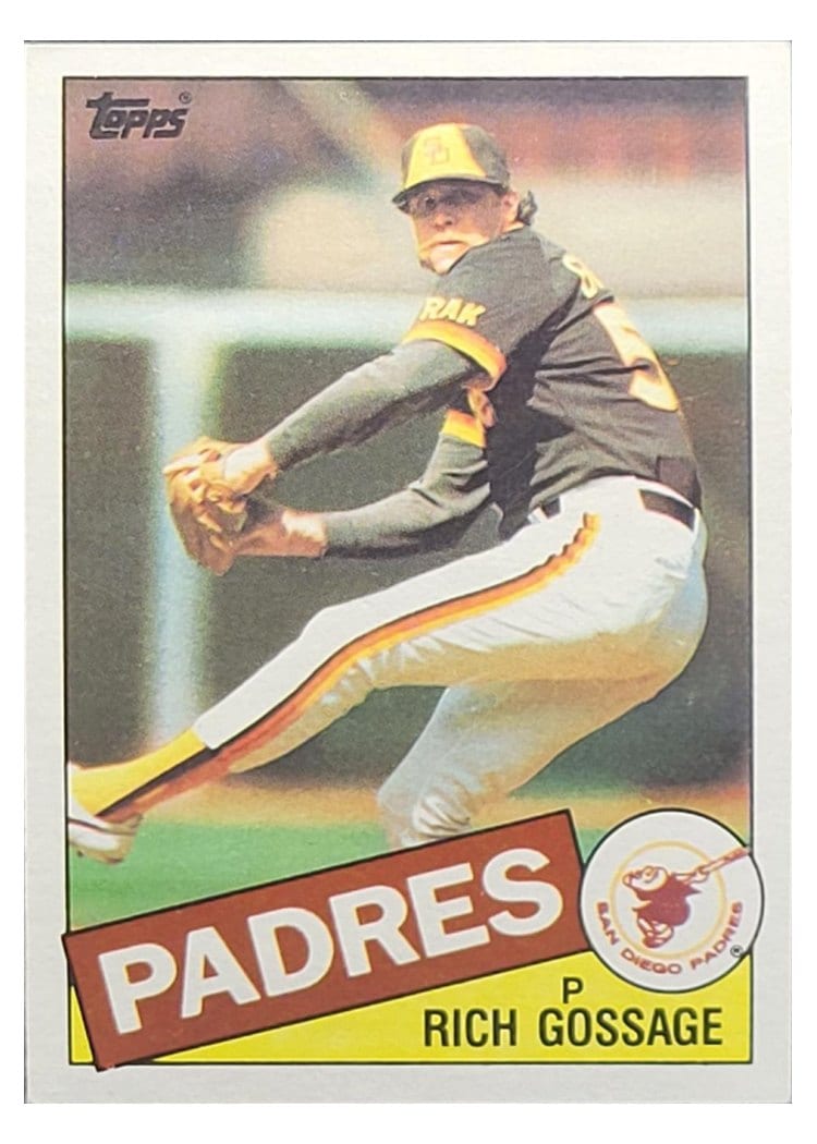 1985 Topps Rich Gossage #90 card