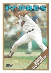 1988 Topps Base Set Rich Gossage #170 card