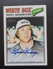 2026 Topps Heritage Real One Autographs Rich Gossage #ROA-RGO card