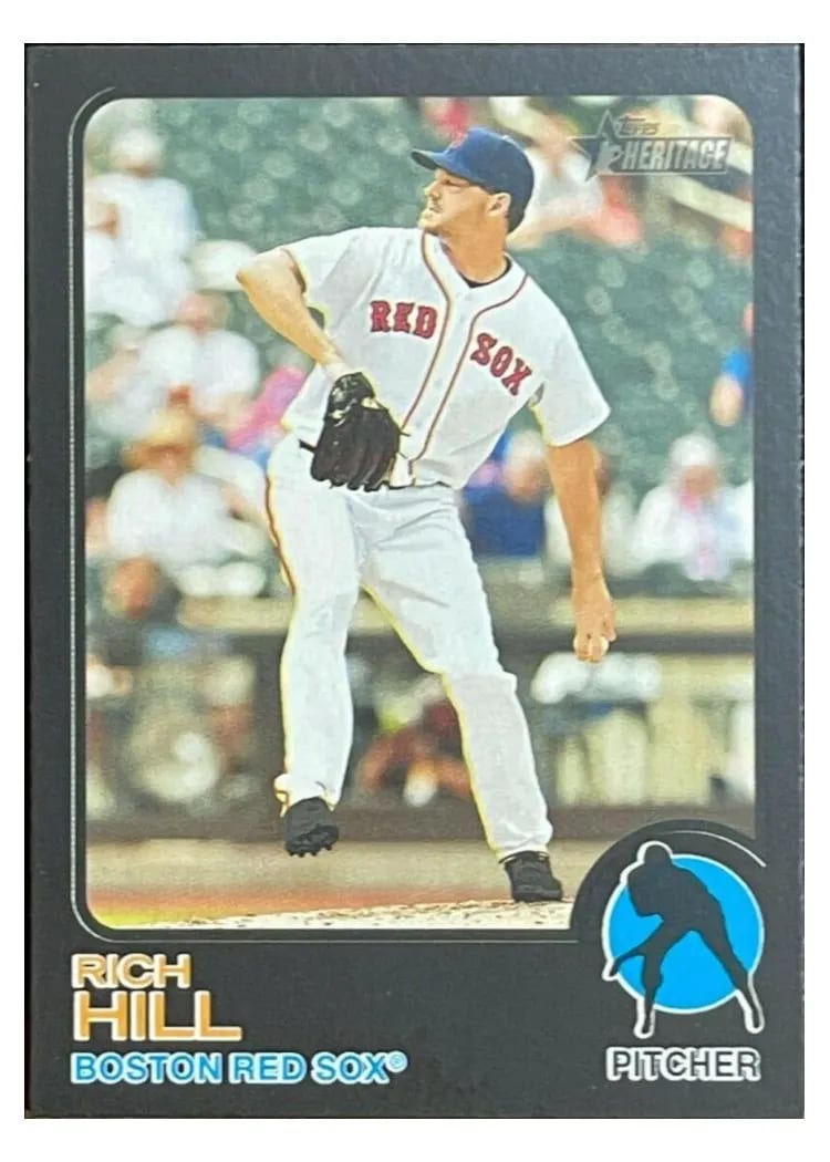 2022 Topps Heritage Base Set Rich Hill #212 card