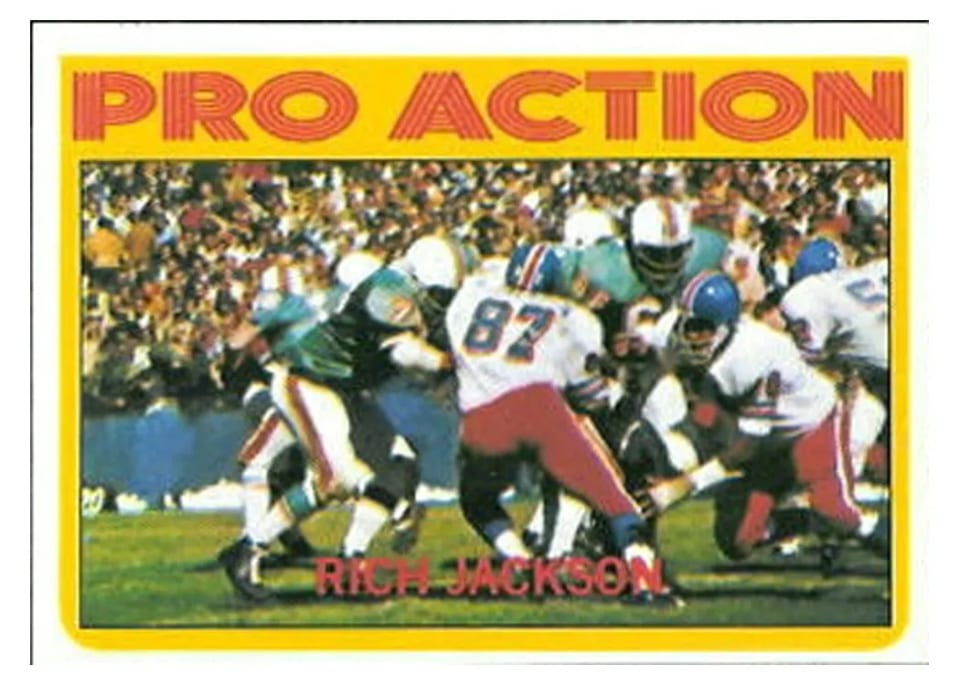 1972 Topps Rich Jackson In Action #350 card