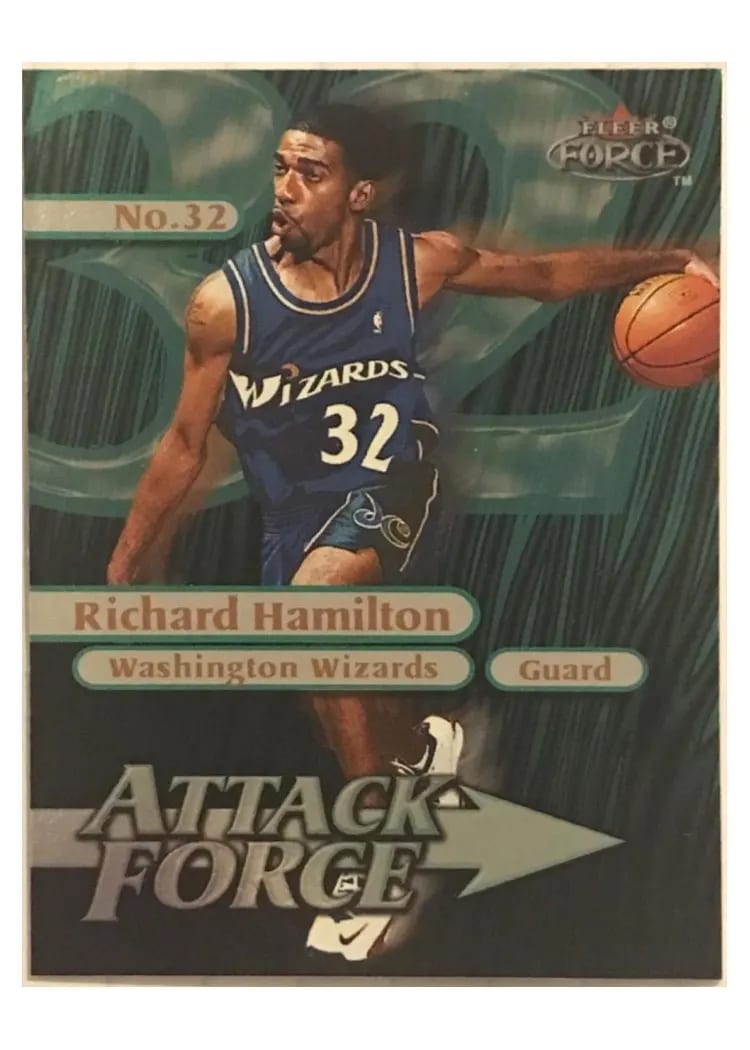 1999 Fleer Force Attack Force Richard Hamilton #5A card