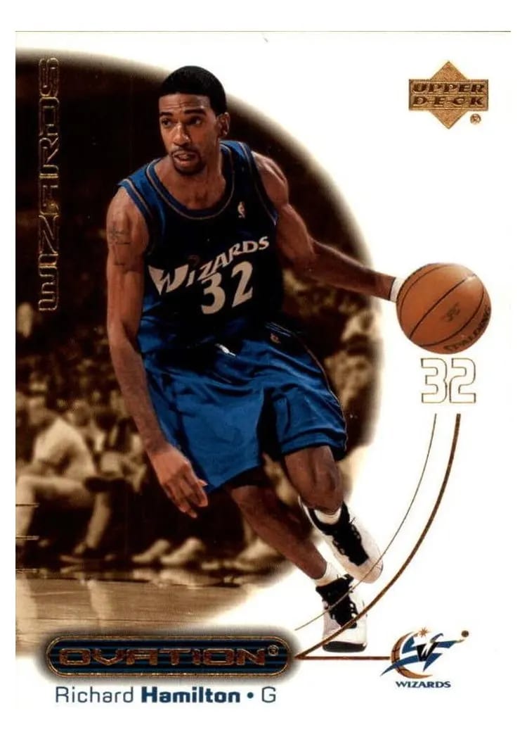 2000 Upper Deck Ovation Richard Hamilton #60 card