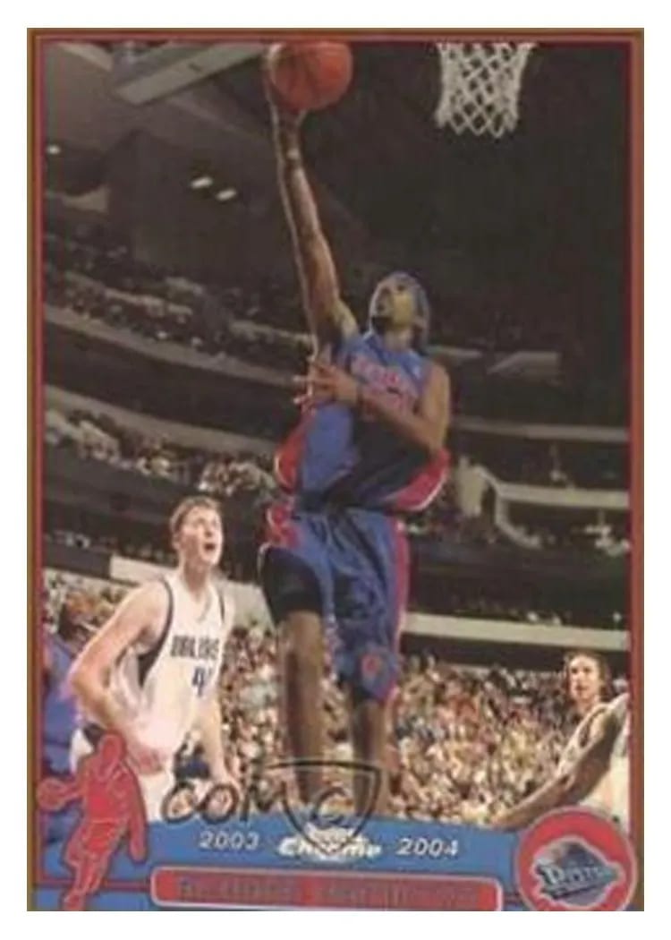 2003 Topps Chrome Richard Hamilton #46 card