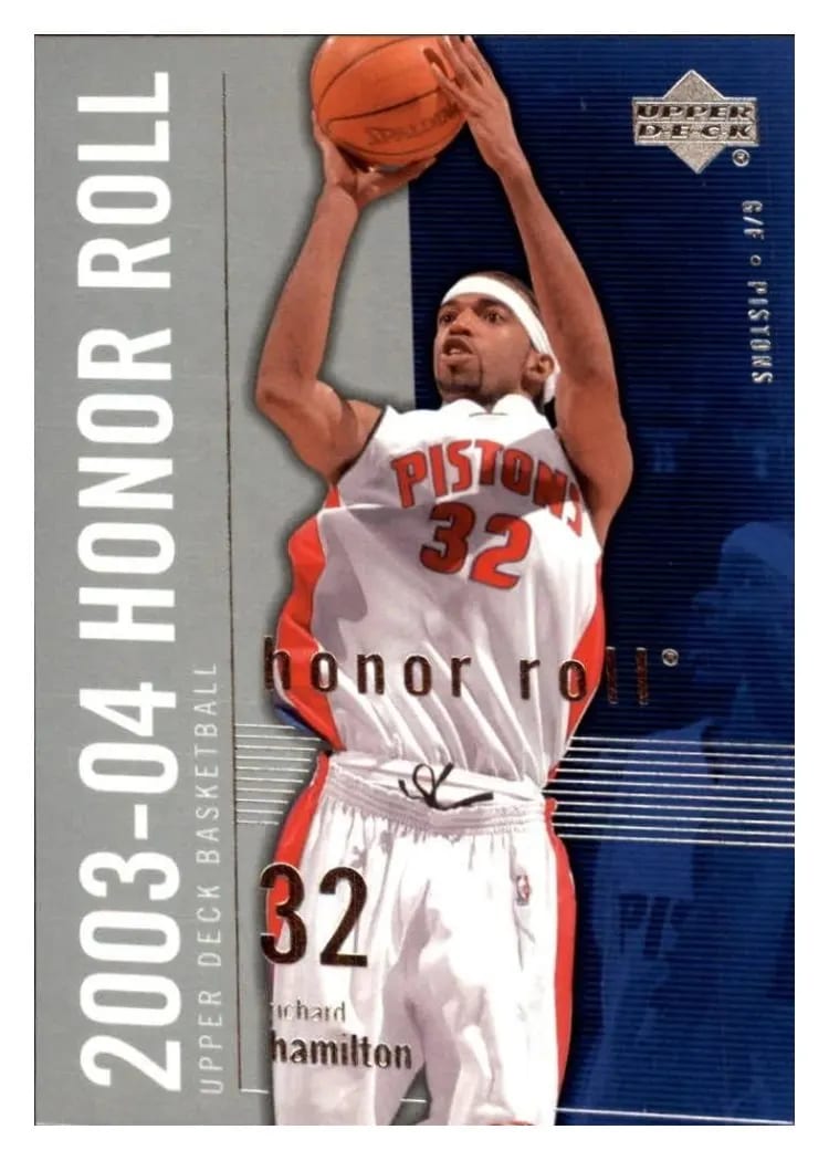 2003 Upper Deck Honor Roll Richard Hamilton #21 card