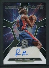 2022-23 Panini Spectra Deep Space Signatures Richard Hamilton #DS-RHP card