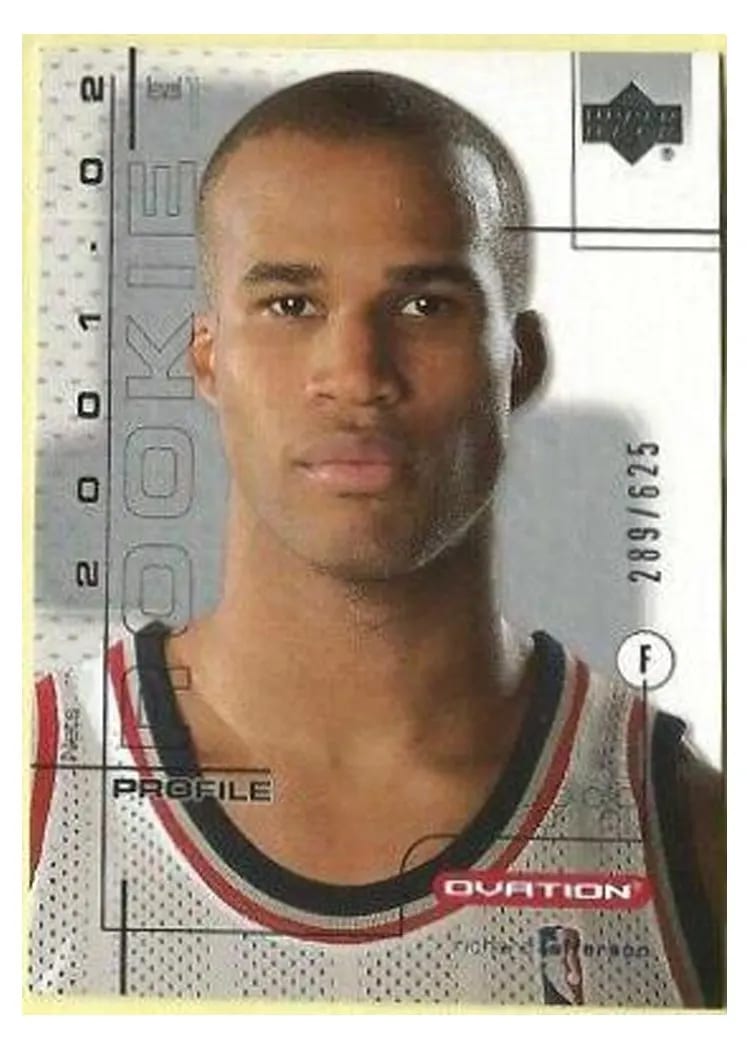 2001 Upper Deck Ovation Richard Jefferson #109 card