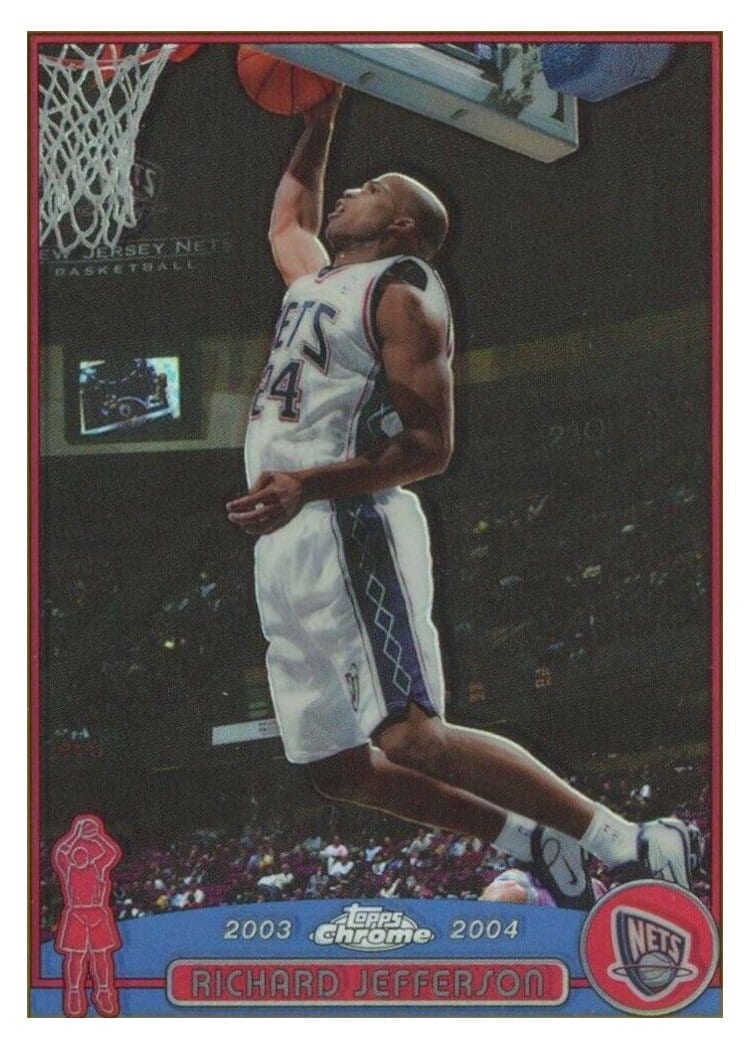 2003 Topps Chrome Richard Jefferson #27 card