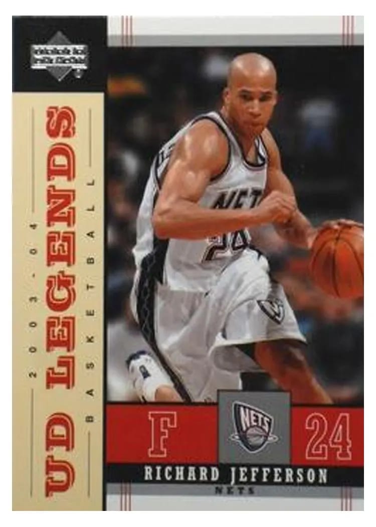 2003 Upper Deck Legends Richard Jefferson #51 card