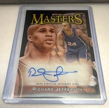 2023-24 Finest Masters Autographs Richard Jefferson #MA-RJ card