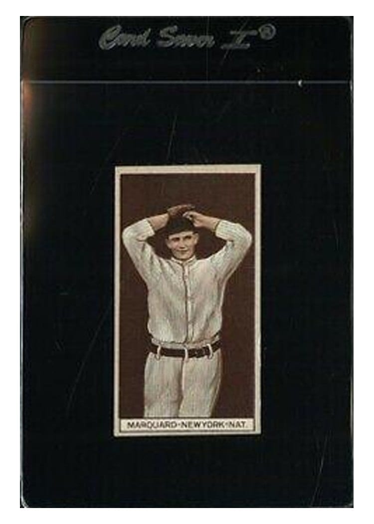 1912 T207 Brown Background Richard Marquard card