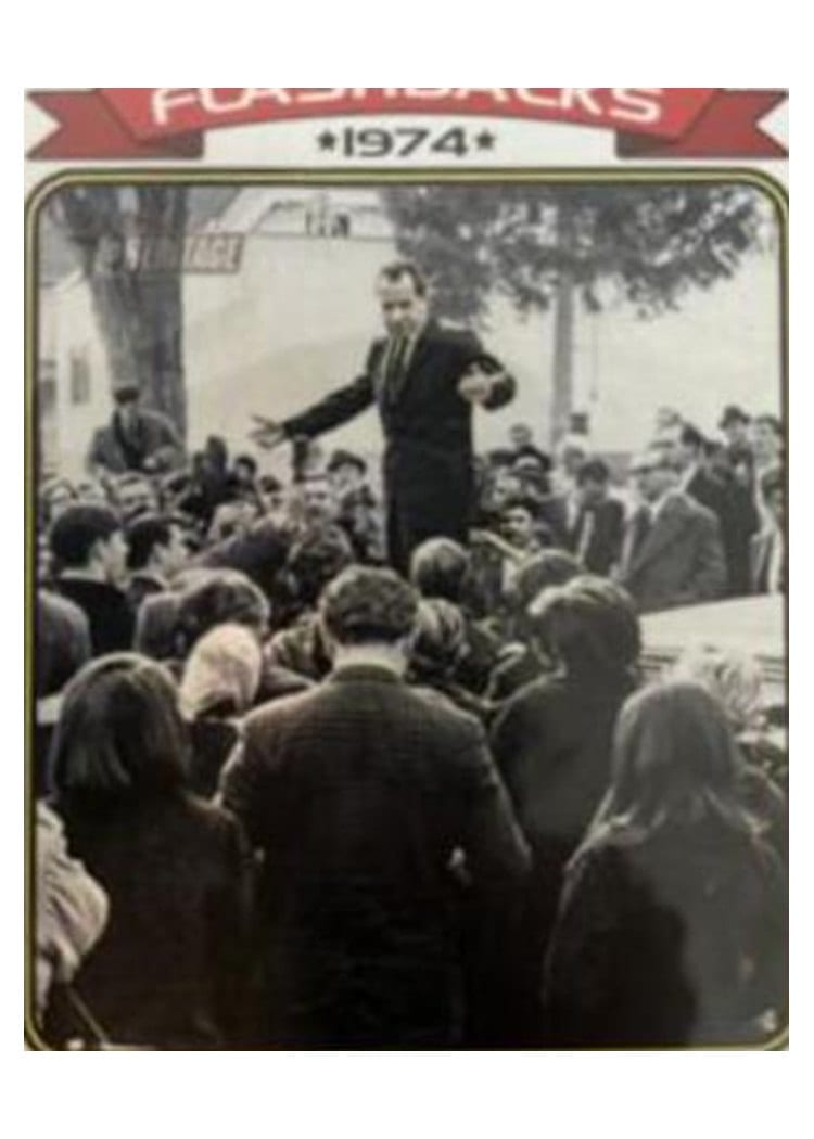 2023 Topps Heritage News Flashbacks Richard Nixon #NF-7 card