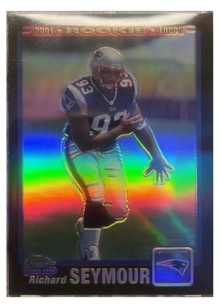 2001 Topps Chrome Richard Seymour #282 card