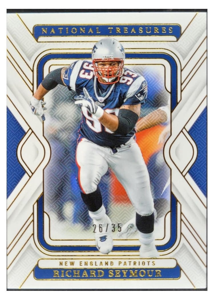 2024 Panini National Treasures Base Set Richard Seymour #69 card