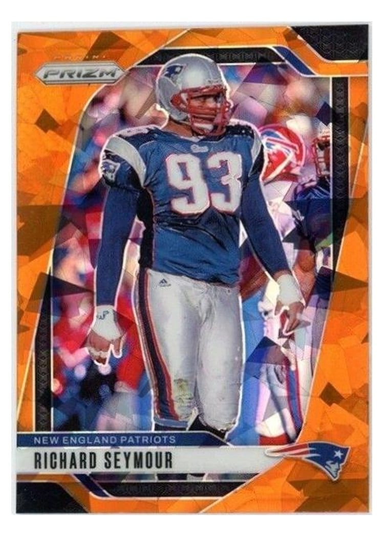 2024 Panini Prizm Base Set Richard Seymour Orange Ice #202 card