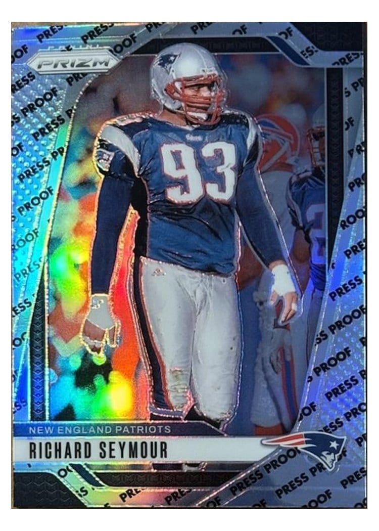 2024 Panini Prizm Base Set Richard Seymour Press Proof #202 card