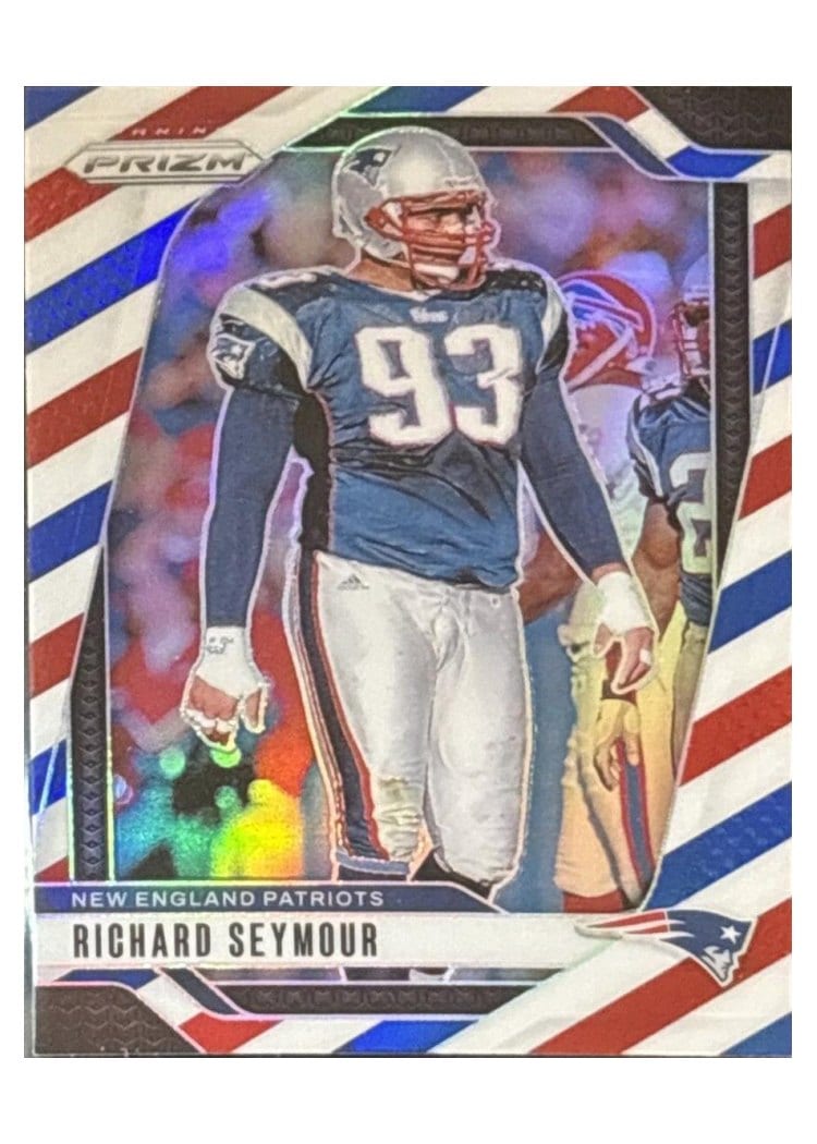 2024 Panini Prizm Base Set Richard Seymour Red White Blue #202 card