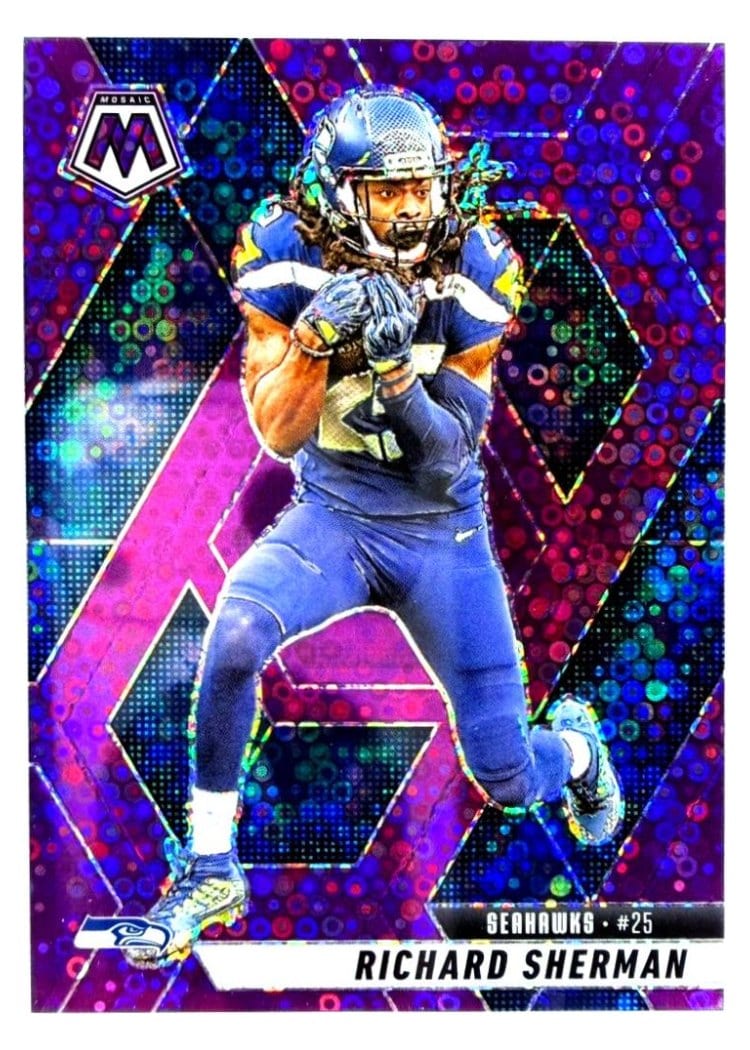2025 Panini Mosaic Base Set Richard Sherman #222 card