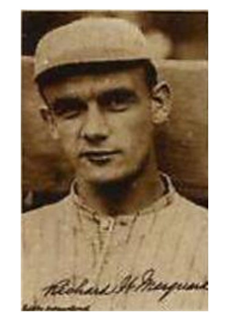 1923 Willard Chocolate Richard W. Marquard card