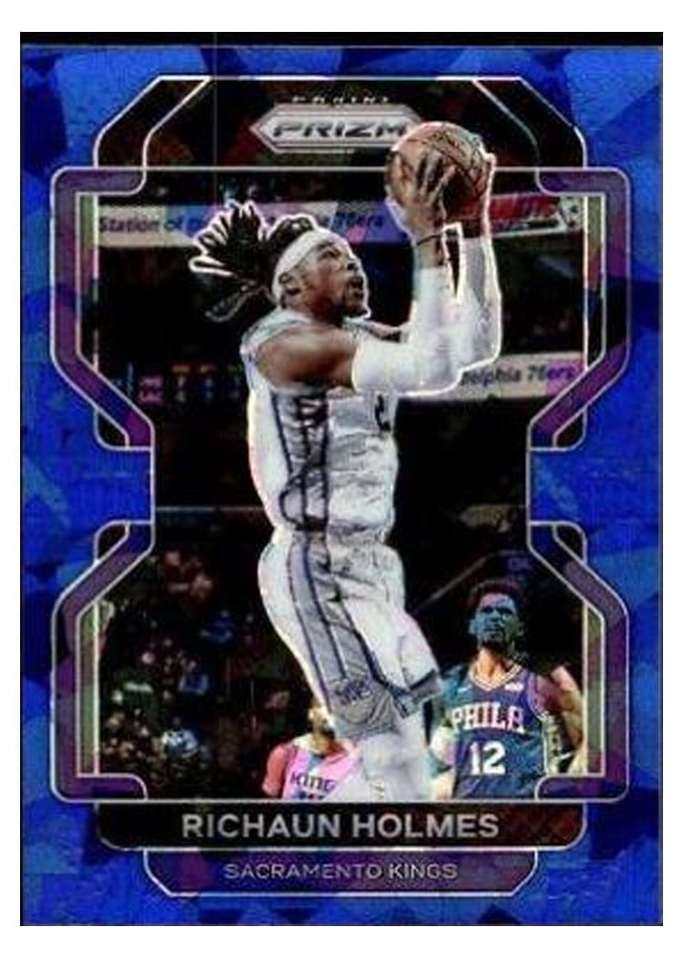 2021-22 Panini Prizm Base Set Richaun Holmes Blue Ice Prizm #170 card