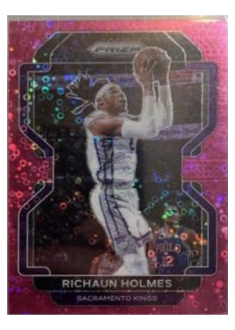 2021-22 Panini Prizm Base Set Richaun Holmes Fast Break Pink Prizm #170 card