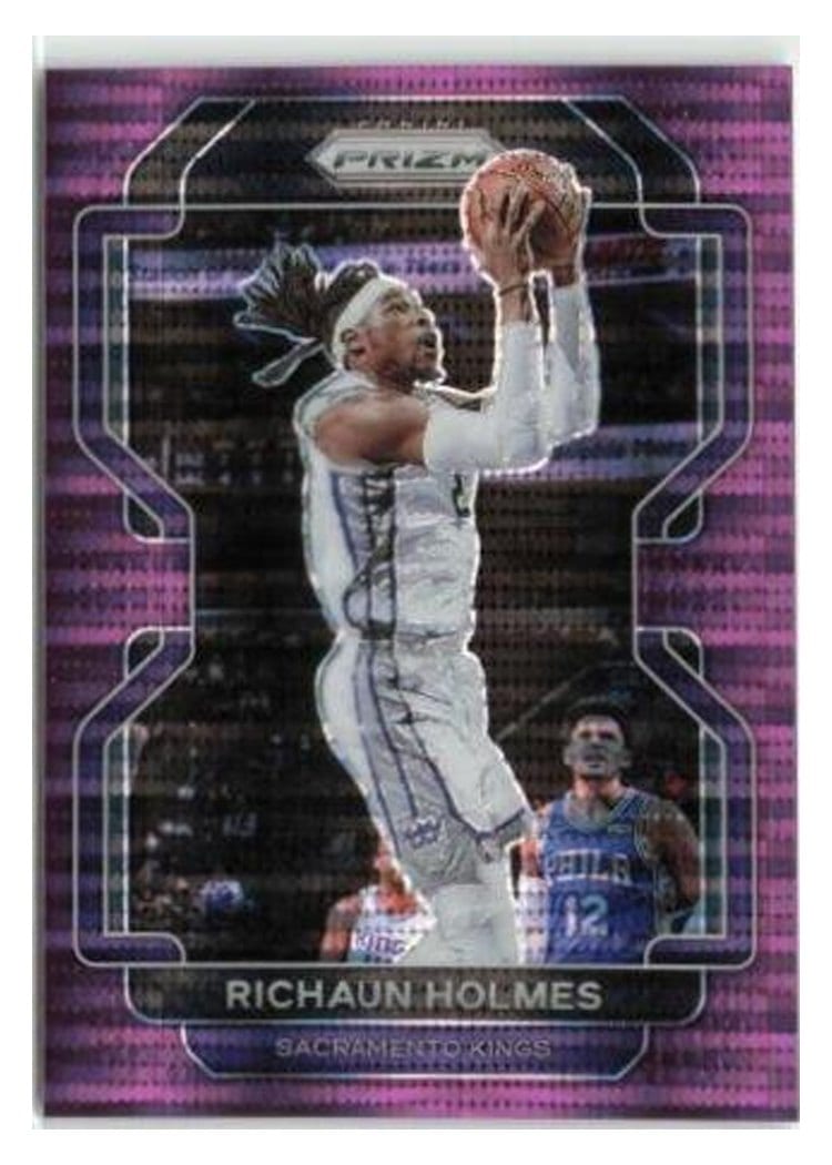 2021-22 Panini Prizm Base Set Richaun Holmes Purple Pulsar Prizm #170 card
