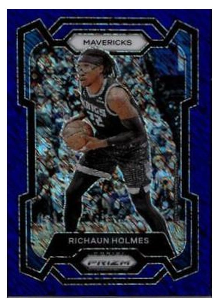 2023-24 Panini Prizm Base Set Richaun Holmes Blue Shimmer #212 card