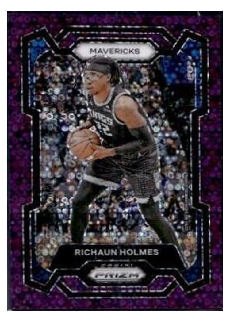 2023-24 Panini Prizm Base Set Richaun Holmes Fast Break Purple #212 card