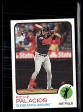 2022 Topps Heritage Mini Richie Palacios #634 card