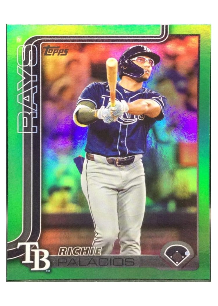 2025 Topps Base Set Richie Palacios Green Foil #124 card