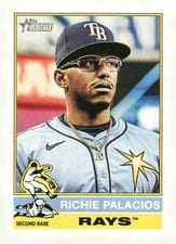2025 Topps Heritage Richie Palacios #185 card