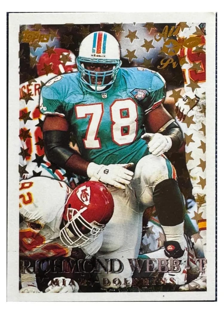 1995 Topps All Pros Richmond Webb #AP6 card
