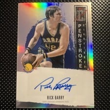 2025-26 Topps Signature Class Penstroke Signatures Rick Barry #PS-RB card