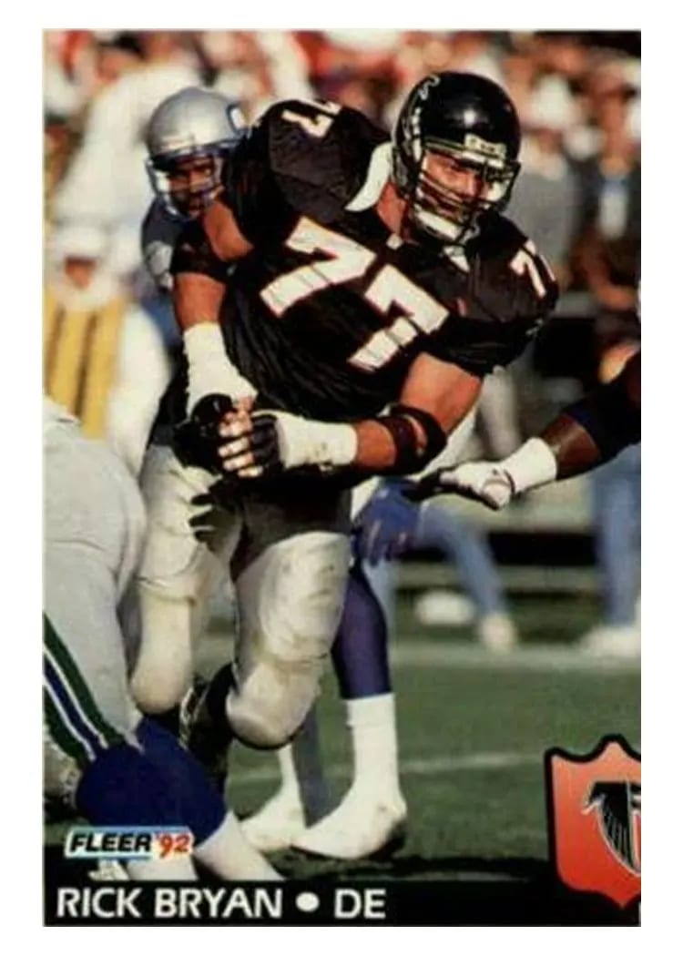1992 Fleer Rick Bryan #2 card