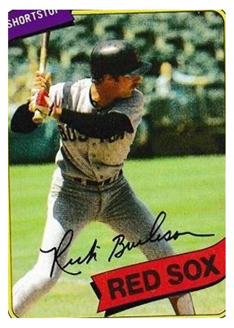 1980 Topps Rick Burleson #645 card