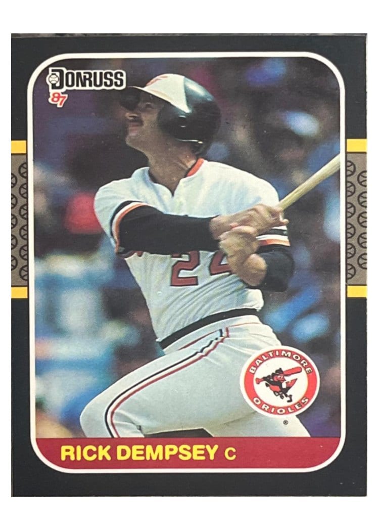 1987 Donruss Rick Dempsey #294 card