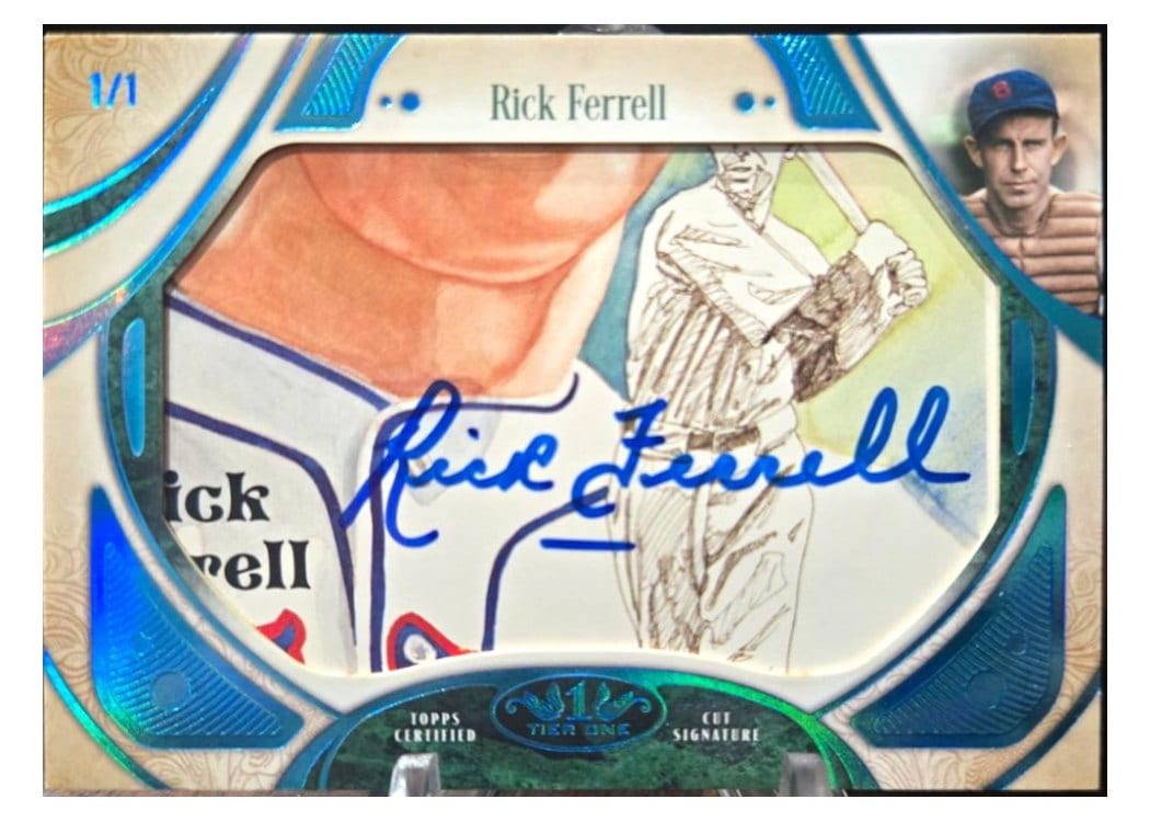 2026 Topps Tier One Cut Signatures Rick Ferrell #T1CS-RF card